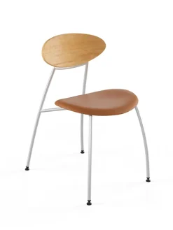 Stone stol, cognac læder fra Naver Collection