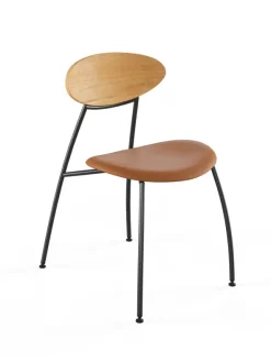 Stone stol, cognac læder fra Naver Collection