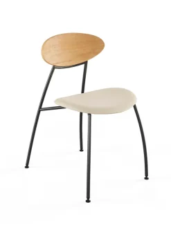Stone stol, creme læder fra Naver Collection