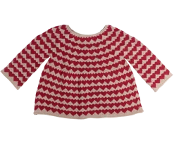 Strikket sweater, Størrelse 5-6 år - Hjerter fra Maileg