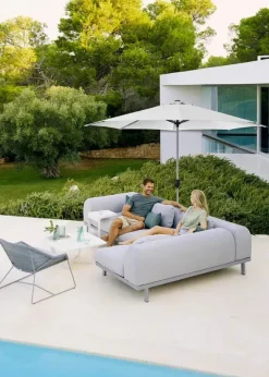 Sunshade Parasol Ø300 m. Krank fra Cane-line