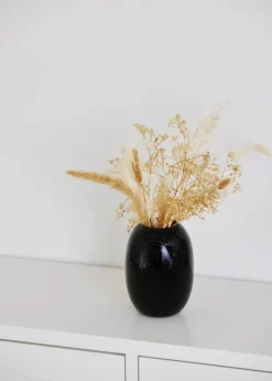 SUPER Vase fra Piet Hein (Sort/Opal)