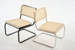 S 32 VL lænestol, natur felt fra Thonet