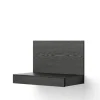 Tana Wall Mounted Desk, black stained oak fra New Works