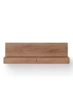 Tana Wall Mounted Media Module, walnut fra New Works