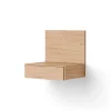Tana Wall Mounted Nightstand, oak fra New Works
