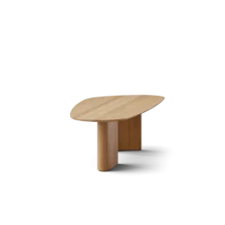Tangent spisebord, rektangulær lakeret eg fra DK3
