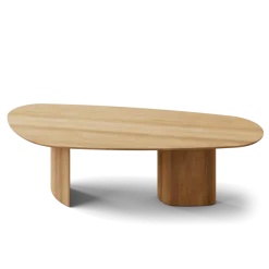 Tangent spisebord, rektangulær olieret eg fra DK3