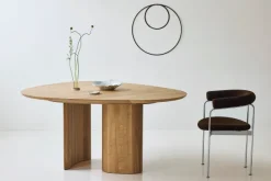 Tangent spisebord, rund Ø136 fra DK3