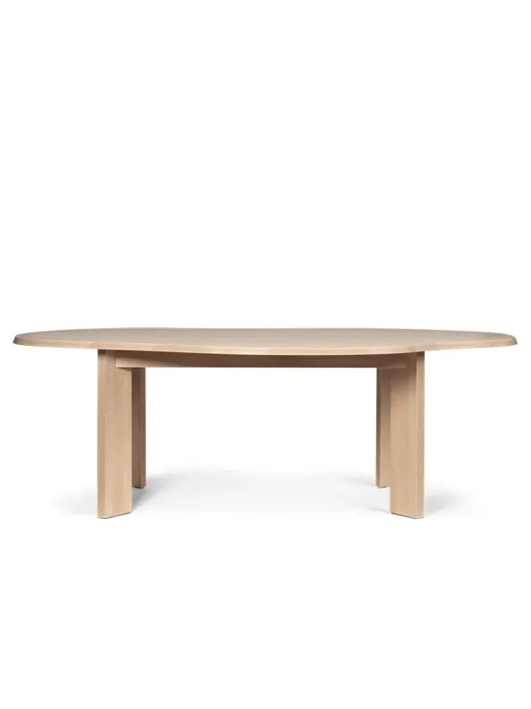 Tarn Dining Table 220, white oiled fra Ferm Living