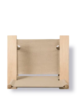 The Canvas Chair, lys olieret eg natur canvas af Børge Mogensen
