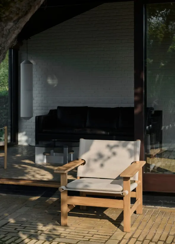 The Canvas Chair udendørs loungestol af Børge Mogensen