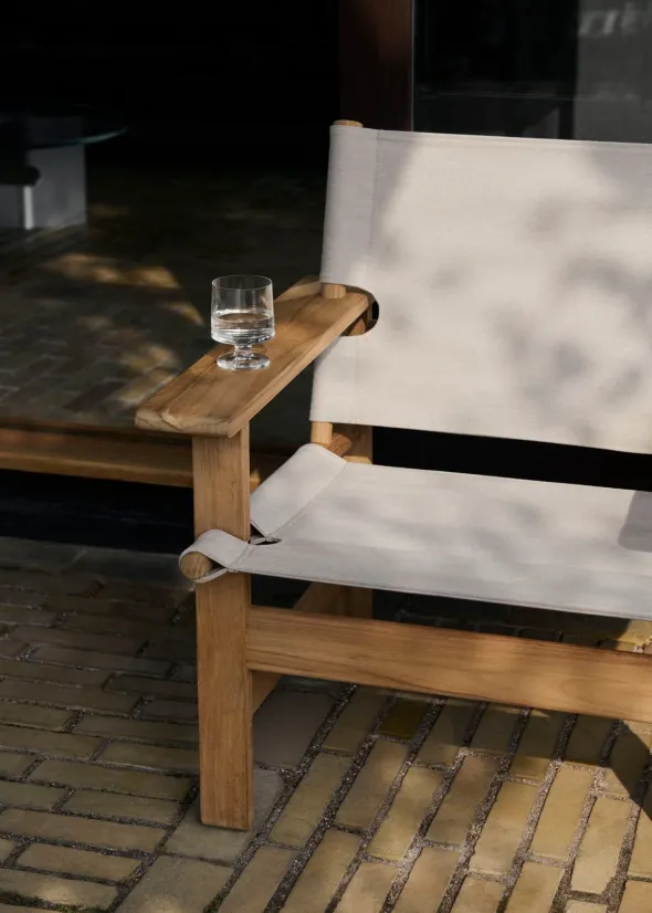 The Canvas Chair udendørs loungestol af Børge Mogensen