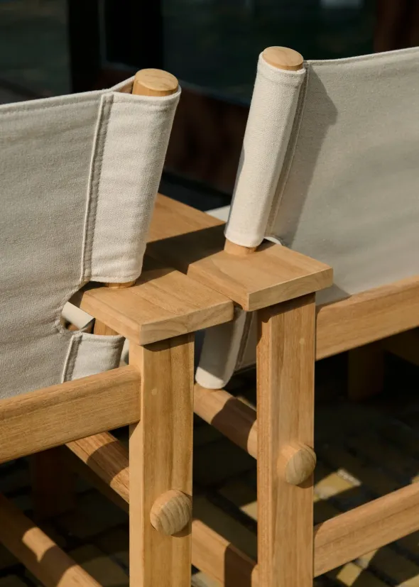 The Canvas Chair udendørs loungestol af Børge Mogensen