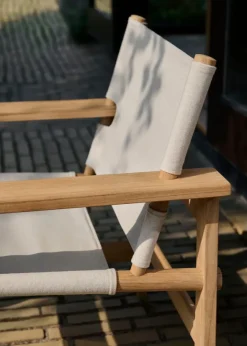 The Canvas Chair udendørs loungestol af Børge Mogensen