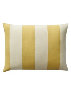 The Sweater Cushion, golden yellow fra Silkeborg Uldspinderi
