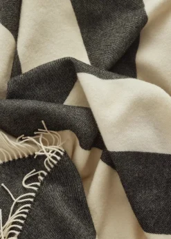 The Sweater Plaid, black fra Silkeborg Uldspinderi