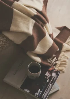 The Sweater Plaid, brown fra Silkeborg Uldspinderi