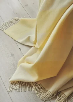 The Sweater Plaid, yellow fra Silkeborg Uldspinderi