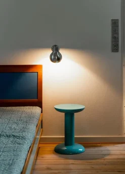 Thing Sidebord/Skammel, turquoise fra raawii