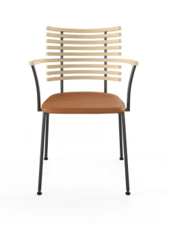 Tiger Armstol, cognac læder fra Naver Collection