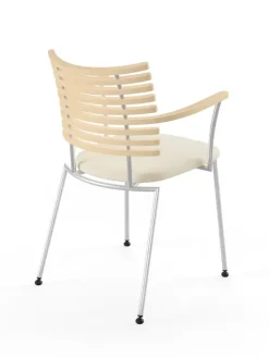 Tiger Armstol, creme læder fra Naver Collection