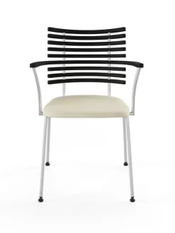 Tiger Armstol, creme læder fra Naver Collection
