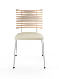Tiger Stol, creme læder fra Naver Collection