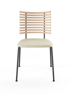 Tiger Stol, creme læder fra Naver Collection