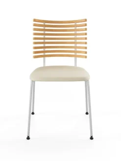 Tiger Stol, creme læder fra Naver Collection