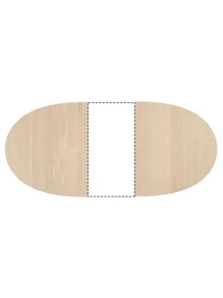 Tillægsplade til CH337 bord af Hans J. Wegner