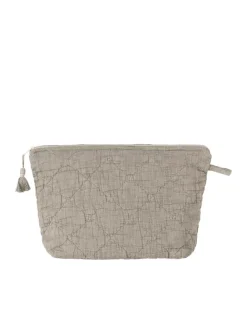 Toilettaske quiltet, ash grey fra Ib Laursen