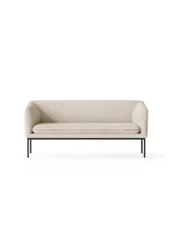 Turn Sofa 2 Bouclé, off-white fra Ferm Living