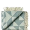 Twist a Twill Plaid, ocean green fra Silkeborg Uldspinderi