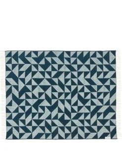 Twist a Twill Plaid, petrol green fra Silkeborg Uldspinderi