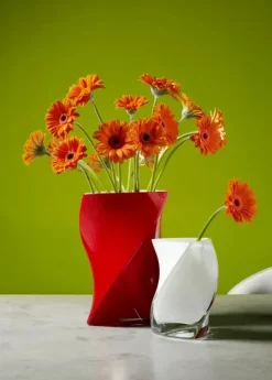 Twister vase fra Piet Hein (Rød)