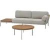 Udendørs Open-Air Sofa, inkl. loungebord i teak fra Vipp