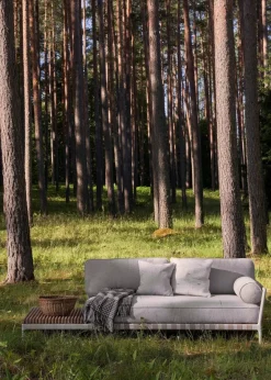 Udendørs Open-Air Sofa, inkl. loungebord i teak fra Vipp