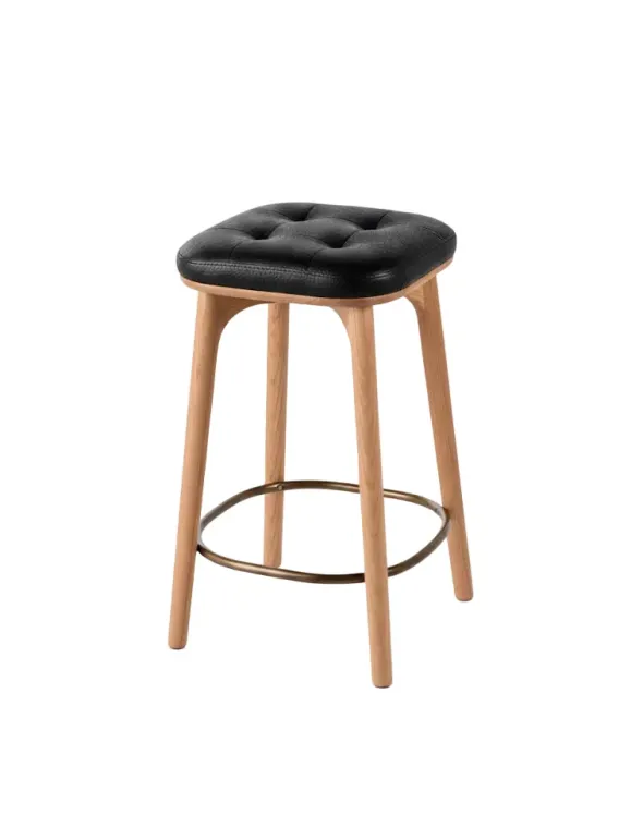 Utility Stool SH610 Oak natural Camo Sierra Black fra Stellar Works