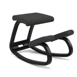 Variable Balans Stol, sort ask fra Variér