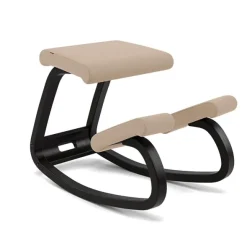 Variable Balans Stol, sort ask fra Variér