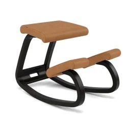 Variable Balans Stol, sort ask fra Variér