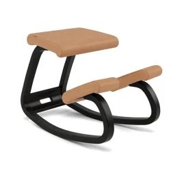 Variable Balans Stol, sort ask fra Variér