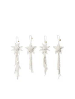 Vela Star Ornaments, sæt á 4 stk. fra Ferm Living