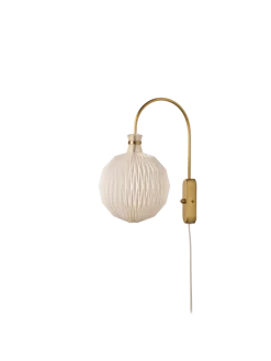 Væglampe, KK LEGACY, 101 mini, brass fra Le Klint