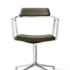 VIPP452 Swivel Chair, bosco grøn læder fra Vipp