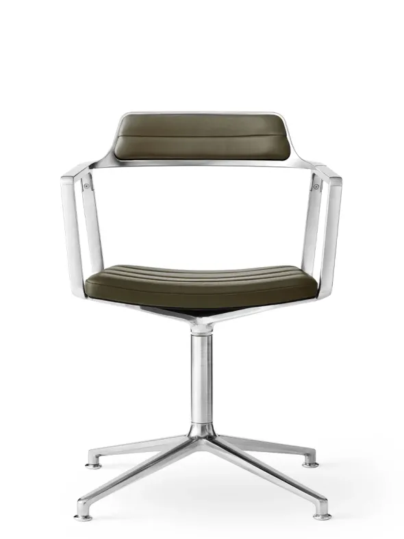 VIPP452 Swivel Chair, bosco grøn læder fra Vipp