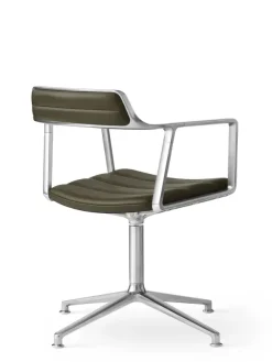 VIPP452 Swivel Chair, bosco grøn læder fra Vipp