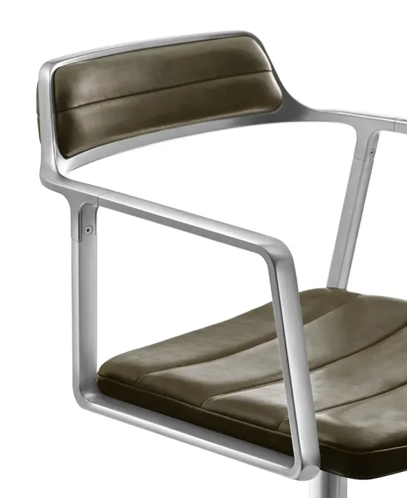 VIPP452 Swivel Chair, bosco grøn læder fra Vipp