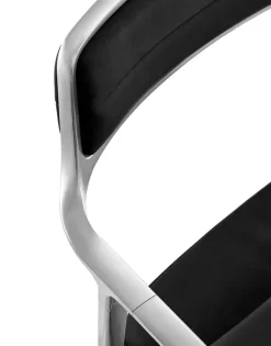 VIPP452 Swivel Chair m/hjul, sort læder fra Vipp